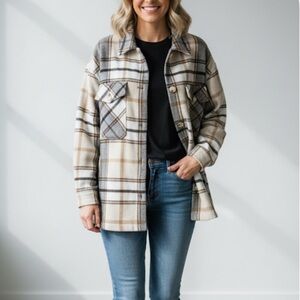 Workshop Republic‎ Clothing Checkered Shirt Jacket